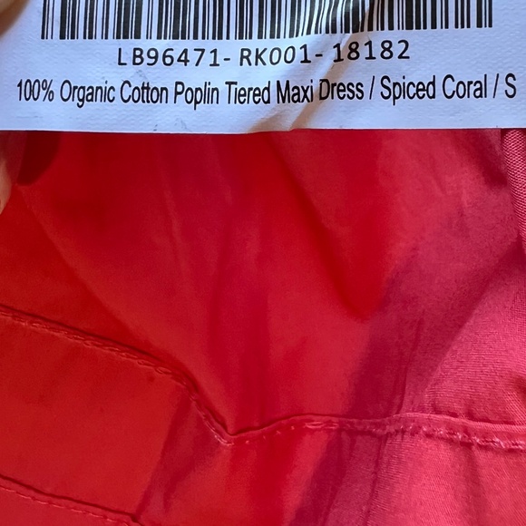 NWT - Quince 100% Organic Poplin Cotton Tiered Maxi Dress - Picture 11 of 11